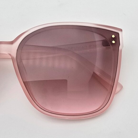 Vince Camuto VC1020 Crystal Matte Pink Frame Brown Lens Cat Eye Sunglasses 61mm - Picture 12 of 13